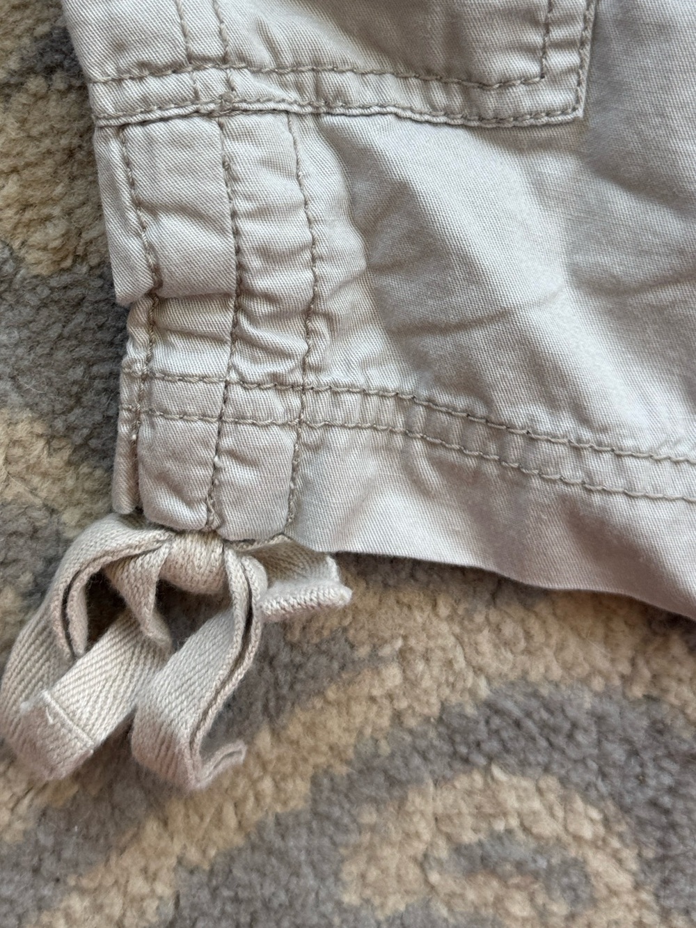 Faded Glory Cargo Shorts Khaki 14 - Picture 2 of 5